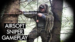 Woodland Airsoft Sniper  Zoomcam [upl. by Griffith]