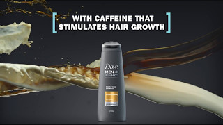 Dove MenCare Shampoo with Caffeine that Stimulates Hair Growth [upl. by Ahsaeyt]