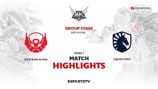 Bigetron Alpha vs Team Liquid HIGHLIGHTS MPL ID S14  TLID VS BTR ESPORTSTV [upl. by Julieta475]