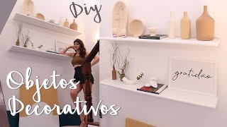 DIY Objetos Decorativos p Prateleiras amp Estantes  do Lixo ao Luxo [upl. by Kieryt758]