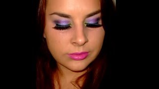 80s Rock Chick Make Up Look [upl. by Leahcimed275]