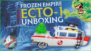 Ghostbusters Frozen Empire 2024 Fright Features Ecto1 vehicle toy review [upl. by Esined]