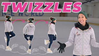 How To Start Twizzling On The Ice  Figure Skating Twizzles [upl. by Namya]