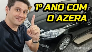 Hyundai Azera consumo seguro manutenção depois de um ano  Caçador de Carros [upl. by Novla]