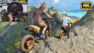 KTM 450 EXC Nighthawk Edition  OFFROAD Dirt Bike  The Crew Motorfest Thrustmaster T300RS gameplay [upl. by Aronal]