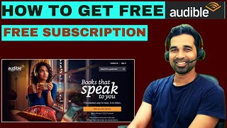 How To Get Amazon Audible For Free  Audible Free Membership  How to get audible for free [upl. by Zarger]