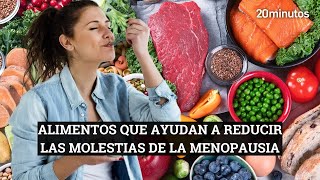 ALIMENTOS para reducir los DOLORES provocados por la MENOPAUSIA [upl. by Evangelin]