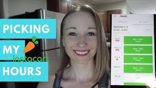 How to Instacart  Changing Zones and Picking Hours  Side Hustle [upl. by Drusi902]