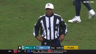 NFL Referee gets crowd’s attention before making a call [upl. by Yelraf]