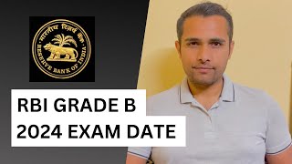 RBI Grade B Exam date 2024 UPDATE [upl. by Cavallaro175]