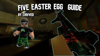 Five Easter Egg Guide  Korrupt Zombies Roblox [upl. by Chute]