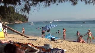 Skiathos  Vromolimnos Beach [upl. by Atnovart322]