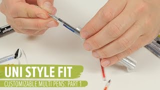 Customizable Multi Pens Part 1  Uni Style Fit [upl. by Negris]