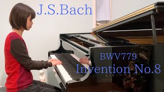 How to Play Bach  Invention No8 in F major Tutorial [upl. by Eilak]