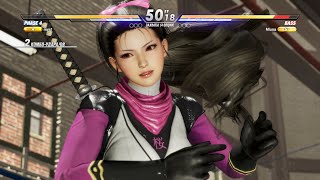 DOA6 myst Phase 4 Vs Miuna Bass Dead or Alive 6 4k [upl. by Ellennahc]