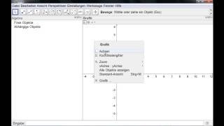 Das GrafikFenster in GeoGebra [upl. by Anitsirhk]