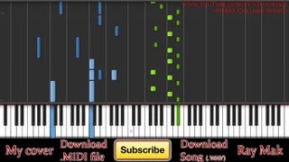 Synthesia Tutorial Invincible  Tinie Tempah ft Kelly Rowland Ray Mak Version [upl. by Dwan]