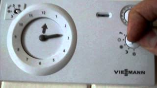 Viessmann UTARF room stat operating instructions [upl. by Adnaluoy145]