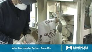 Model IPV Valve Bag Impeller Packer  Grout Mix [upl. by Ragde98]