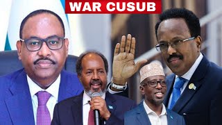 DEG DEG XASAN SHEEKH OO XUJO ADAG KU XIRAY DENI amp FARMAAJO  JAWAABTA PUNTLAND amp KHILAAF CUSUB [upl. by Janos]