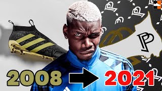 You Wont Believe The Boots Paul Pogba Has Worn Including His New Ones [upl. by Hayimas]