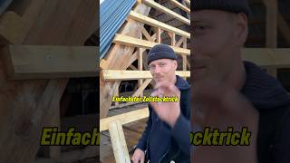 Vertrau mir Zollstocktrick für die Baustelle handwerk tricks shorts tips howto [upl. by Eitsyrk630]