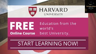 Free Online Courses from Harvard University USA  How to Enroll [upl. by Yuu]