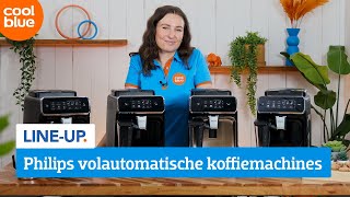 Line up van de nieuwe Philips koffiemachines [upl. by Alcus]