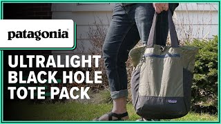 Patagonia Ultralight Black Hole Tote Pack Review Initial Thoughts [upl. by Susie]