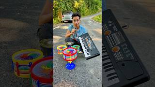 Electronic keyboard and Hip Hop Drums Set Senior Musical Band Instruments with 3 Drums 🥁 [upl. by Desiri]