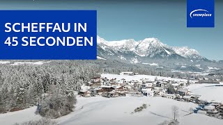 Wintersport in Scheffau in SkiWelt Wilder Kaiser  Brixental zo ziet dat er in 45 seconden uit [upl. by Ryann]