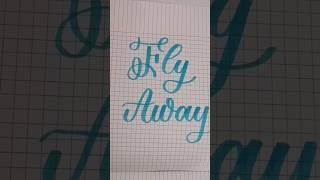 Fly away thefatrat art shorts satisfying asmr art artist artwork calligraphy easy flyaway [upl. by Aramat]