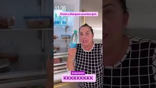 Como a Margara acordou gnt  sabadou kkkk pouquinho indignada com a geladeira 🤣🤣 virginiafonseca [upl. by Christine450]