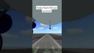 last seconds of fedex flight 80 aviation crash pilot [upl. by Attalie913]