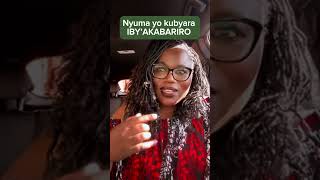 Ibyo gutera akabariro nyuma yo kubyara [upl. by Lucila]