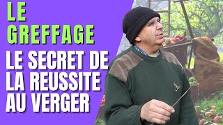 COMMENT GREFFER UN ARBRE FRUITIER  LE SECRET DE LA REUSSITE AU VERGER [upl. by Aidnyc]