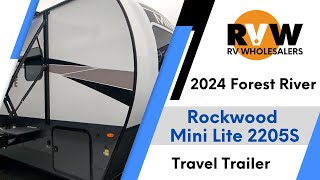 2024 Rockwood Mini Lite 2205S Travel Trailer Flythrough [upl. by Poland]