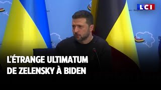 Létrange ultimatum de Zelensky à Biden [upl. by Orlov]