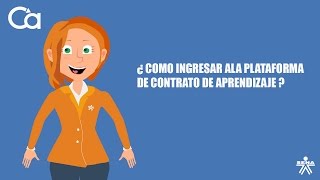 ¿Cómo ingresar a la Plataforma SGVA de Contrato de aprendizaje [upl. by Cir606]