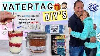 DIY VATERTAGS GESCHENKIDEEN 🎁👨🏼‍💼 Last Minute Vatertagsgeschenke 2021  Cali Kessy [upl. by Ravel91]