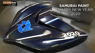 NEW YEAR DOXOU Yamaha  Samurai Paint Malaysia [upl. by Llerdnam]