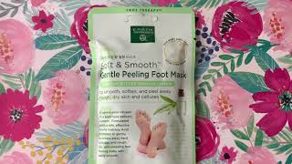 Earth Therapeutics Gentle Peeling Foot Mask [upl. by Cioban681]