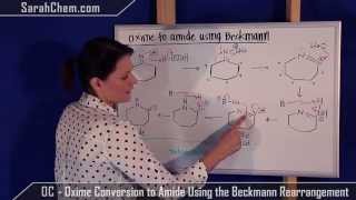 Beckmann Rearrangement  Oxime Conversion to Amide Mechanism [upl. by Salocin]