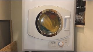 Panda Compact Clothes Dryer Review  Apartment Dryer Demo 110V PAN40SF [upl. by Molloy115]