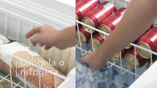 mabe congelador Función Dual para refrigerar o congelar [upl. by Ecirp]