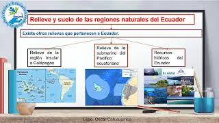 RELIEVE Y SUELOS DE LAS REGIONES NATURALES DE ECUADOR [upl. by Toombs]