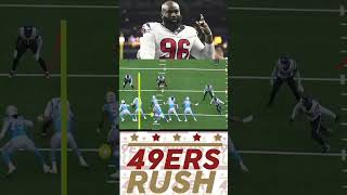 49ers New DT Maliek Collins vs Titians shorts 49ersRush [upl. by Icul]