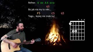 Mrozu feat Tomson quotJak nie my to ktoquot PROSTE CHWYTY JAK ZAGRAĆ NA GITARZE  tekst  WŚ116 [upl. by Marcie]