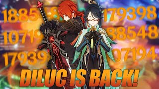 THE RETURN OF THE KING DRAGON STRIKE DILUC  44 Abyss 121 [upl. by Rubbico682]