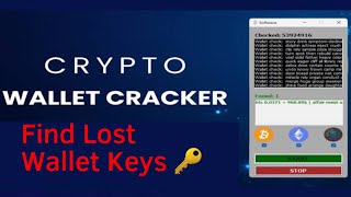 Crypto Wallet Cracker  Find Lost wallet Keys [upl. by Edla]